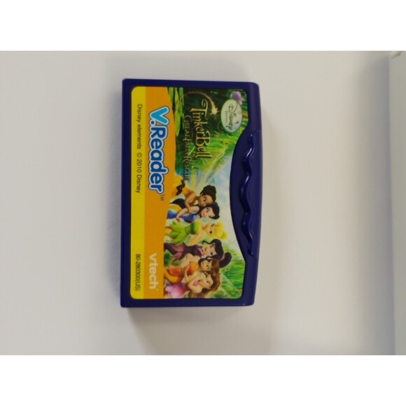 Vtech V Reader TinkerBell Great Fairy Rescue New Sealed 5-7 years Disney Manual - Picture 4 of 16